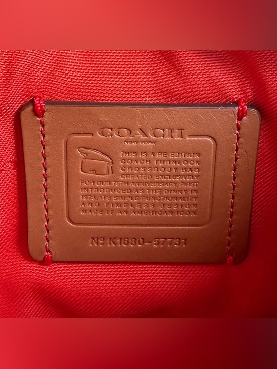 Coach Saddle Bag 18 Leather Crossbody 57731 EUC - Picture 8 of 16